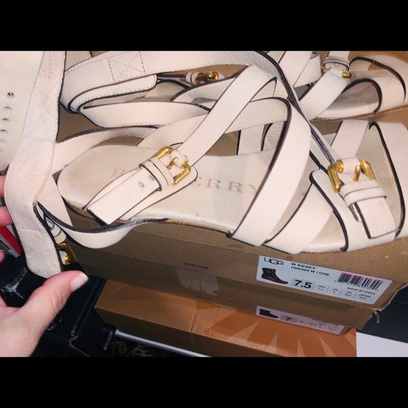 Authentic Burberry leather sandals - Picture 2 of 6